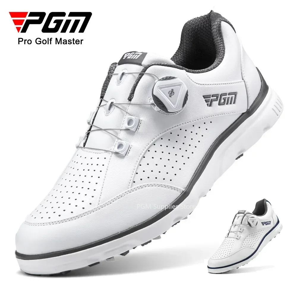 PGM Men Golf Shoes Knob Shoela - Golf Equipment Brands ulasan dan harga