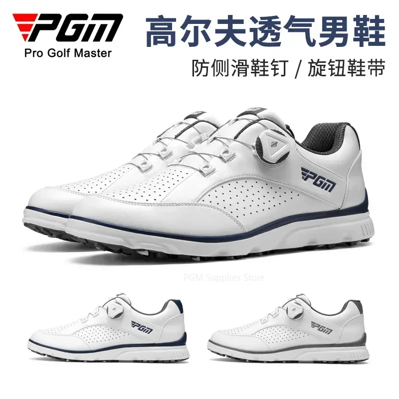 PGM Men Golf Shoes Knob Shoela - Golf Equipment Brands ulasan dan harga