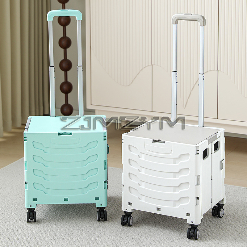 5S Quick Folding Shopping Trol - Pull Cart Fold ulasan dan harga