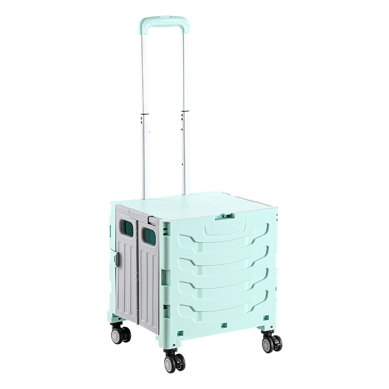 5S Quick Folding Shopping Trol - Pull Cart Fold ulasan dan harga
