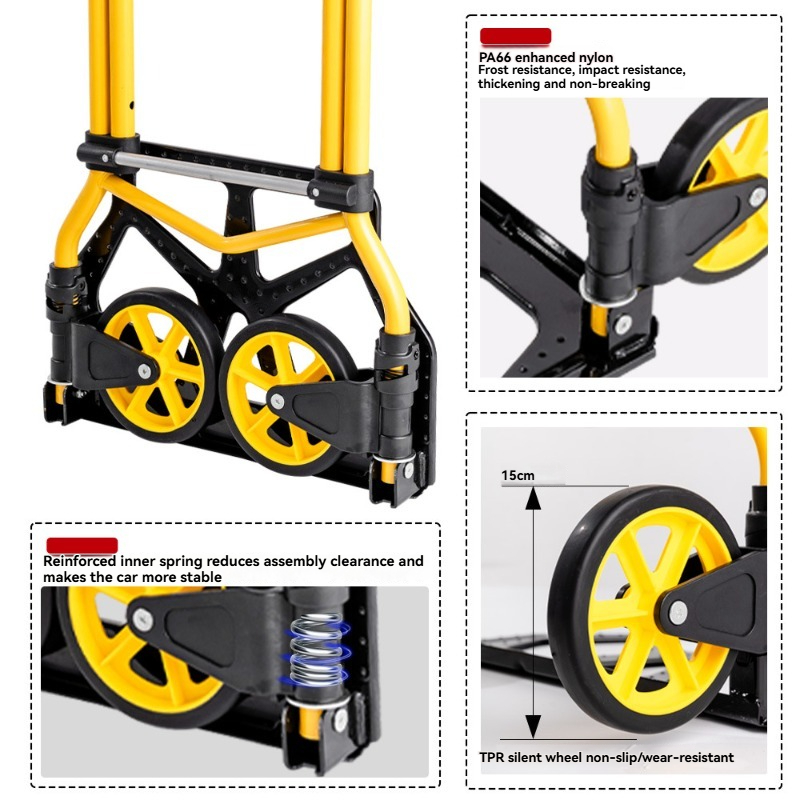 Folding Hand Truck Portable,Li - Pull Cart Fold ulasan dan harga