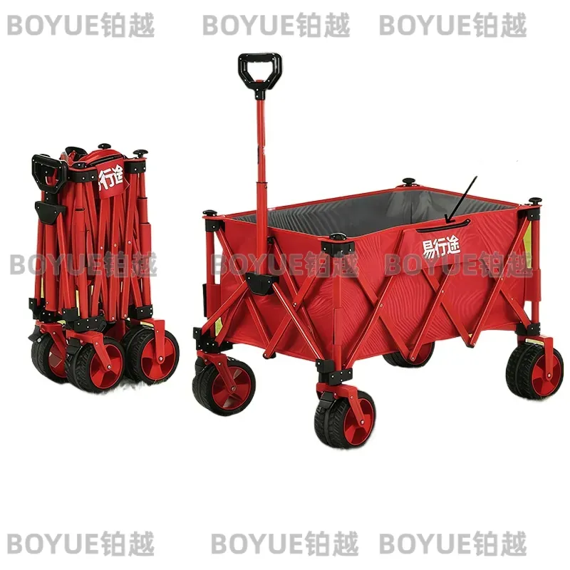 Portable Express Fishing Stall - Pull Cart Fold ulasan dan harga