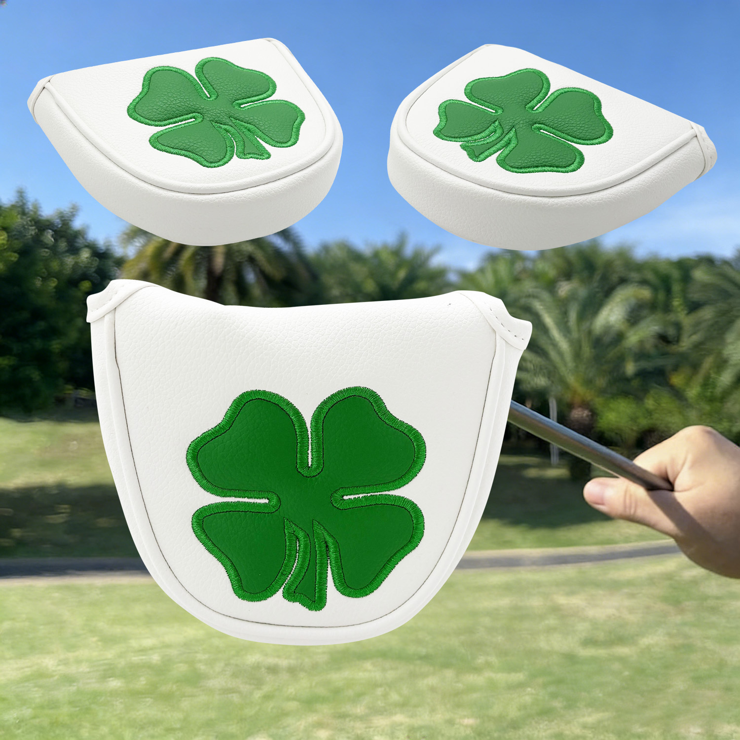 1pc Putter Head Cover, 'Clover - Golf Equipment Rack ulasan dan harga