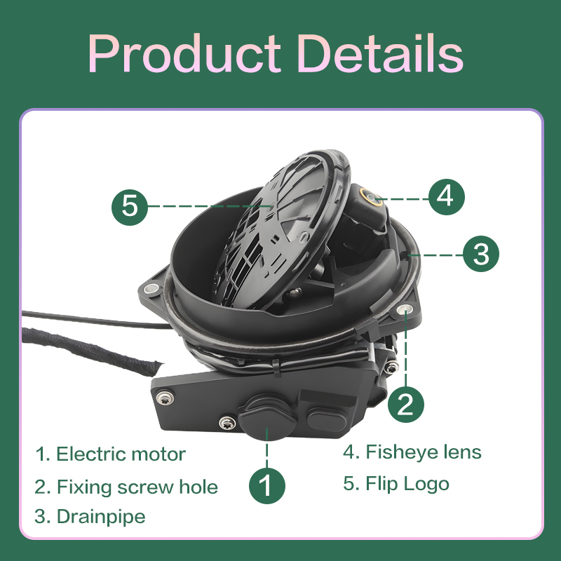 170° AHD 1080P Flip Emblem Rea - Golf Equipment Used ulasan dan harga