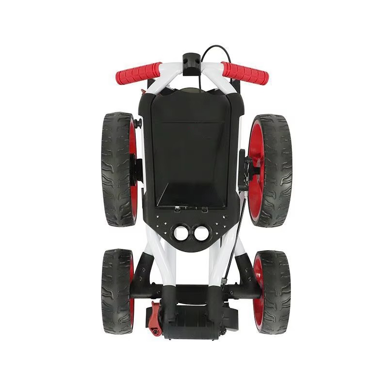 Golf Push Cart 4 Wheel Sturdy  - Pull Cart Fold ulasan dan harga