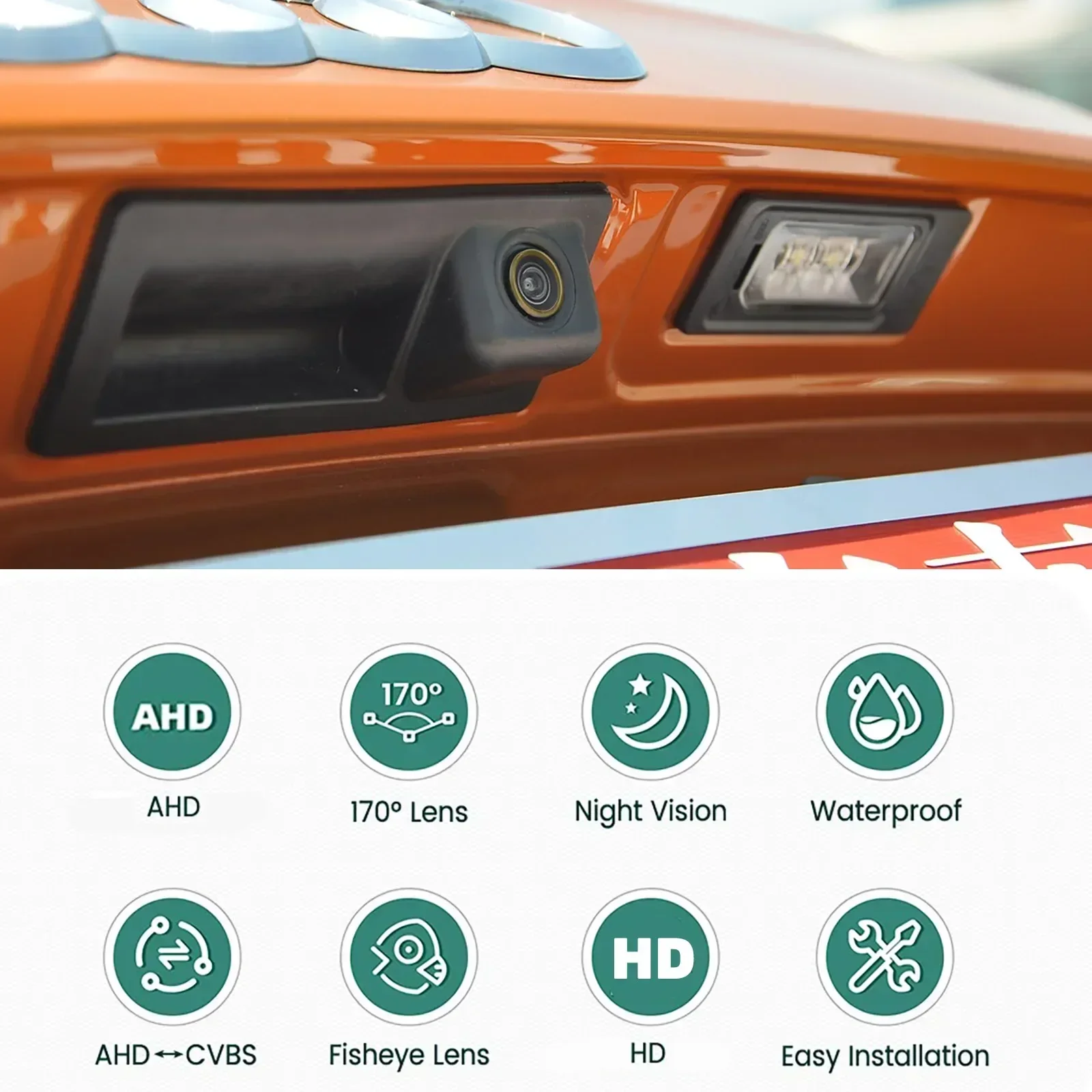 QXNY AHD CVBS  Backup Camera V - Golf Equipment Used ulasan dan harga