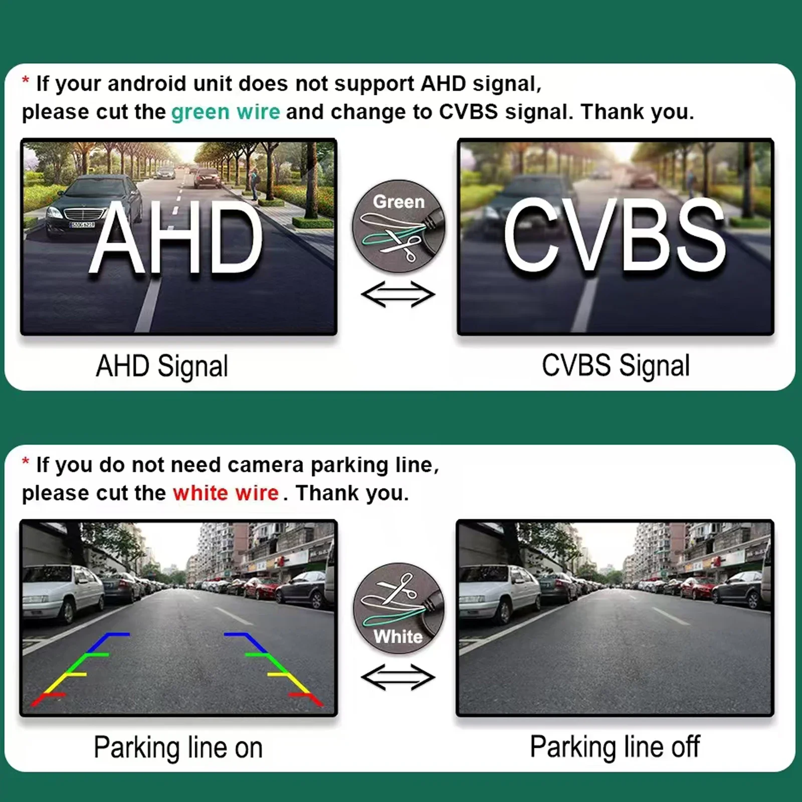 QXNY AHD CVBS  Backup Camera V - Golf Equipment Used ulasan dan harga