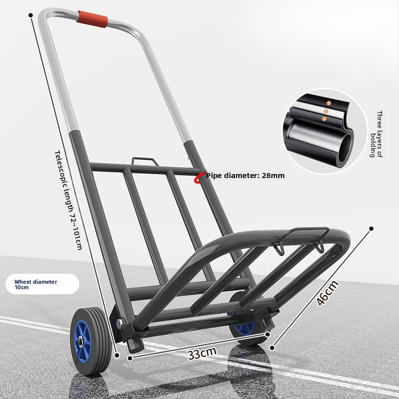 Heavy Duty Folding Trolley, We - Pull Cart Fold ulasan dan harga