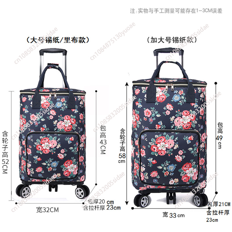 New Grocery Cart  Tin Foil Ins - Pull Cart Fold ulasan dan harga